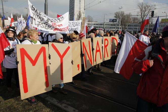 Marsz KOD w Warszawie, 27.02.2016