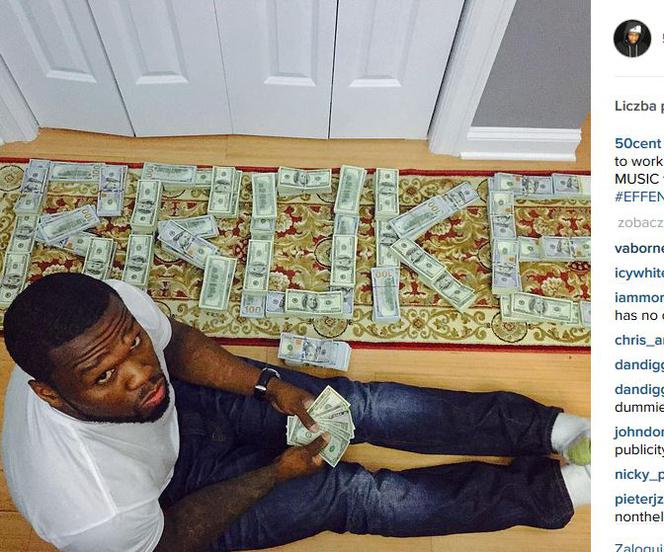50 Cent, Instagram