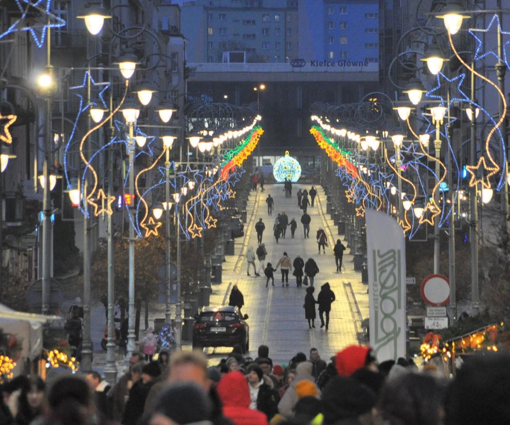 Świąteczne iluminacje zabłysną w Kielcach. Będzie nowa choinka 