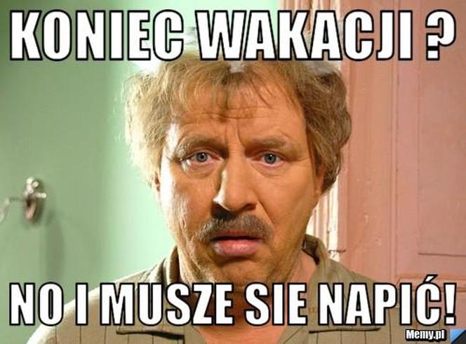 Memy na koniec wakacji