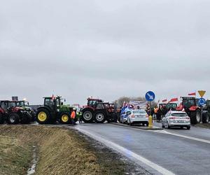 Protest rolników z Podkarpacia w Przeworsku