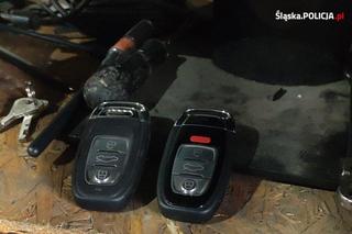 Policjanci rozbili dziuplę samochodową. Przestępcy wpadli podczas demontażu skradzionego BMW