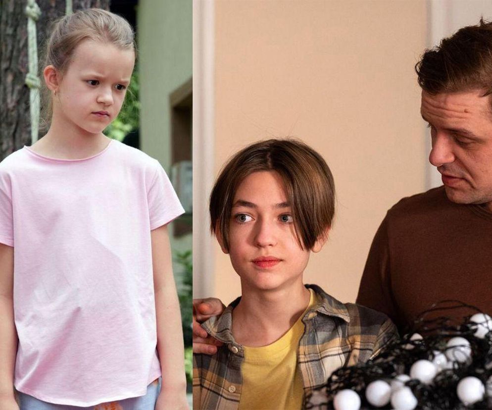 Barwy szczęścia odc. 3092. Marysia (Nina Szumowska), odc. 3018. Hubert (Marek Molak), Emil (Artem Malashchuk)