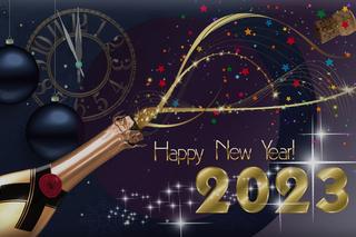 Kartki na Nowy Rok 2023 z życzeniami. Pobierz bezpłatną grafikę