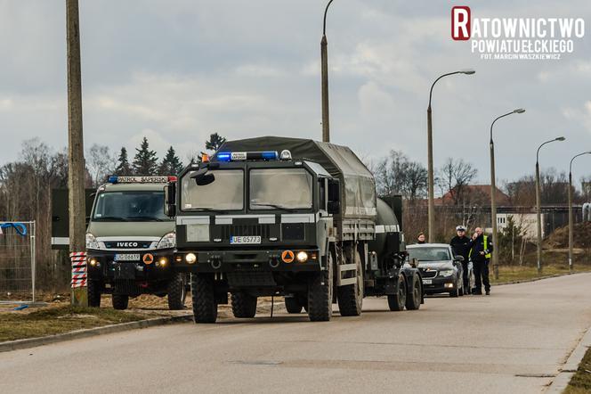 Pocisk artyleryjski na terenie budowy przy obwodnicy - Ełk !