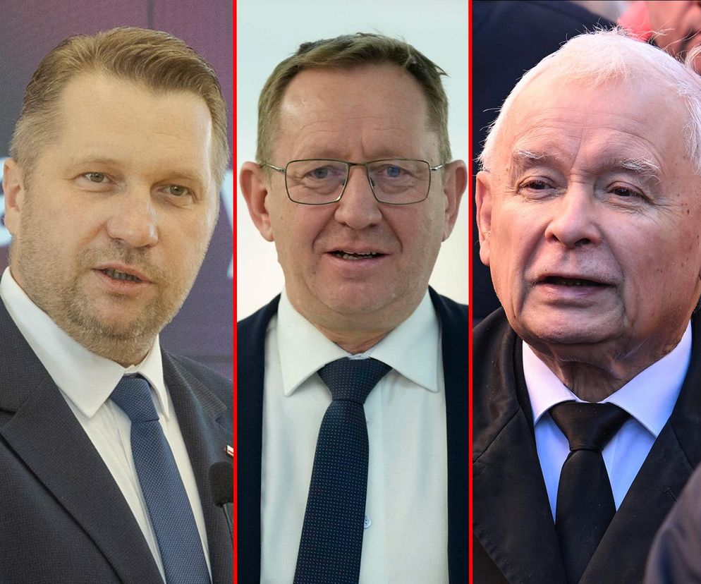 Jarosław Kaczyński, Robert Telus, Przemysław Czarnek