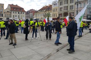 Protest rolników w Bydgoszczy 