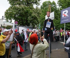 Protest w Warszawie