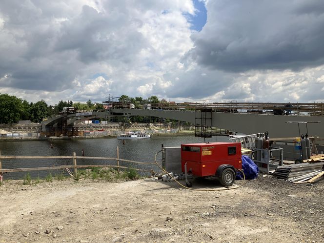 Budowa kładki Kazimierz – Ludwinów w Krakowie