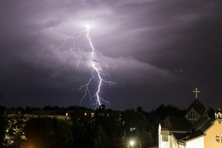 Burze i gradobicie w Polsce