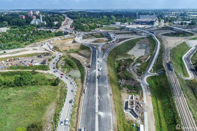 Węzeł Mistrzejowice - budowa. Zobacz jak powstaje jeden z najbardziej skomplikowanych obiektów na S7