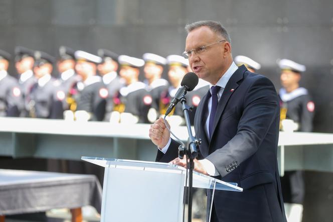 Andrzej Duda na Obchodach 80. rocznicy wybuchu Powstania Warszawskiego