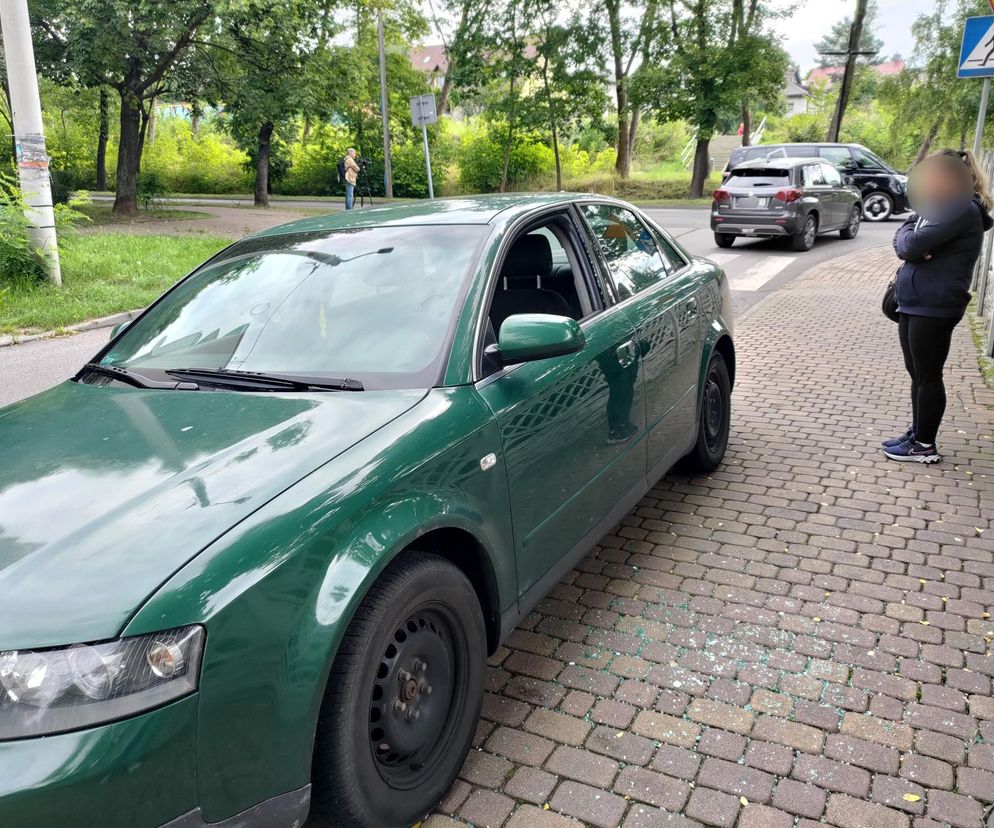 Wyleciał mi przed maskę