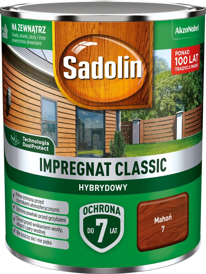 Sadolin Classic Hybrydowy (rozpuszczalnikowe impregnaty ochronno-dekoracyjne)