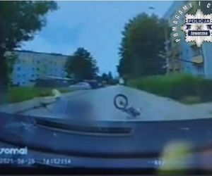 7-latek na rowerze wjechał pod samochód! Dziecko było bez opieki