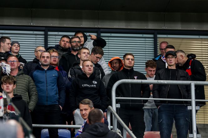 Kibice na meczu Górnik Zabrze - Legia Warszawa