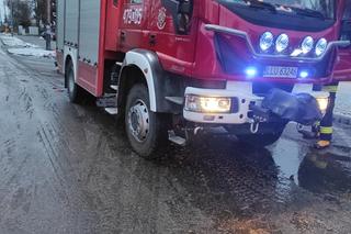 Napad na bank(omat) w pow. łukowskim. Budynek jest zupełnie zniszczony