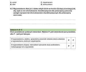 Egzamin ósmoklasisty 2024 - język polski arkusz, zadania