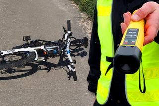 Jechał zygzakiem na rowerze, w końcu fiknął do rowu. Alkomat omal nie eksplodował