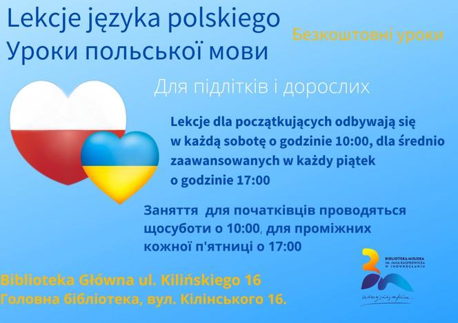 Uchodźcy mogą skorzystać z kursu języka polskiego