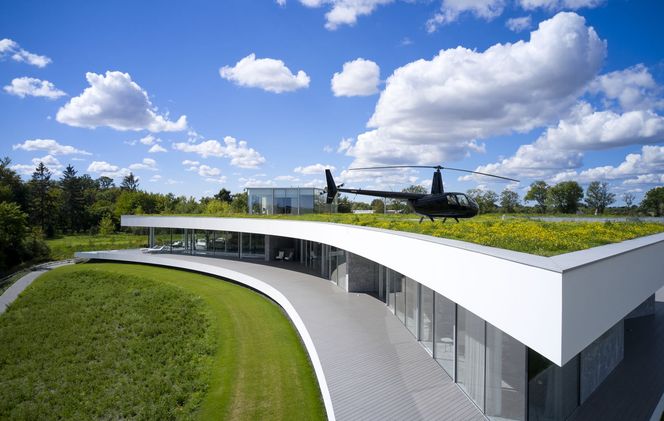 Dune House willa pod Warszawą. Autorem projektu jest Przemek Olczyk z Mobius Architekci