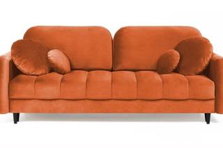 Obvious  Kanapa rozkładana z pojemnikiem miedziana welur owalna - 2089 zł