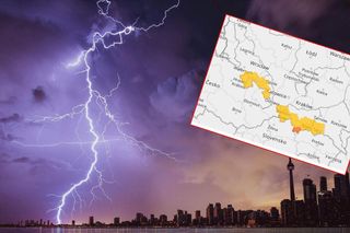 Burzowy poniedziałek na południu Polski