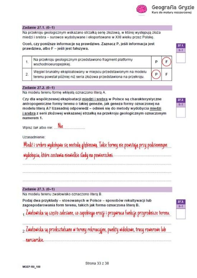 Matura 2025 geografia rozszerzona - odpowiedzi do arkusza CKE 15.05.2025 - Formuła 2023