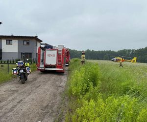 Awaryjne lądowanie wiatrakowca. Są ranni