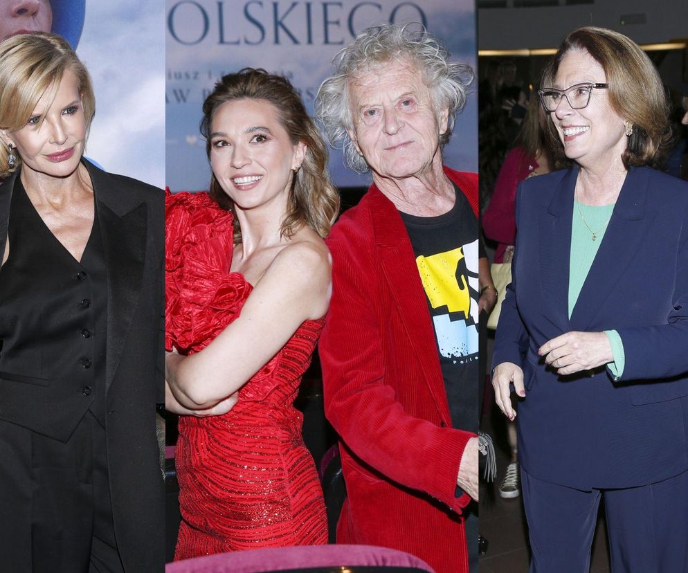 Gwiazdy na premierze Pani od polskiego