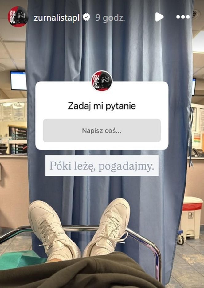 Żurnalista miał zawał? Z tego powodu trafił do szpitala