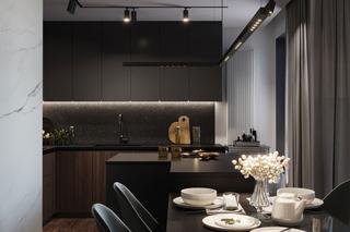 Stylowe mieszkanie w Warszawie w brązach i szarościach