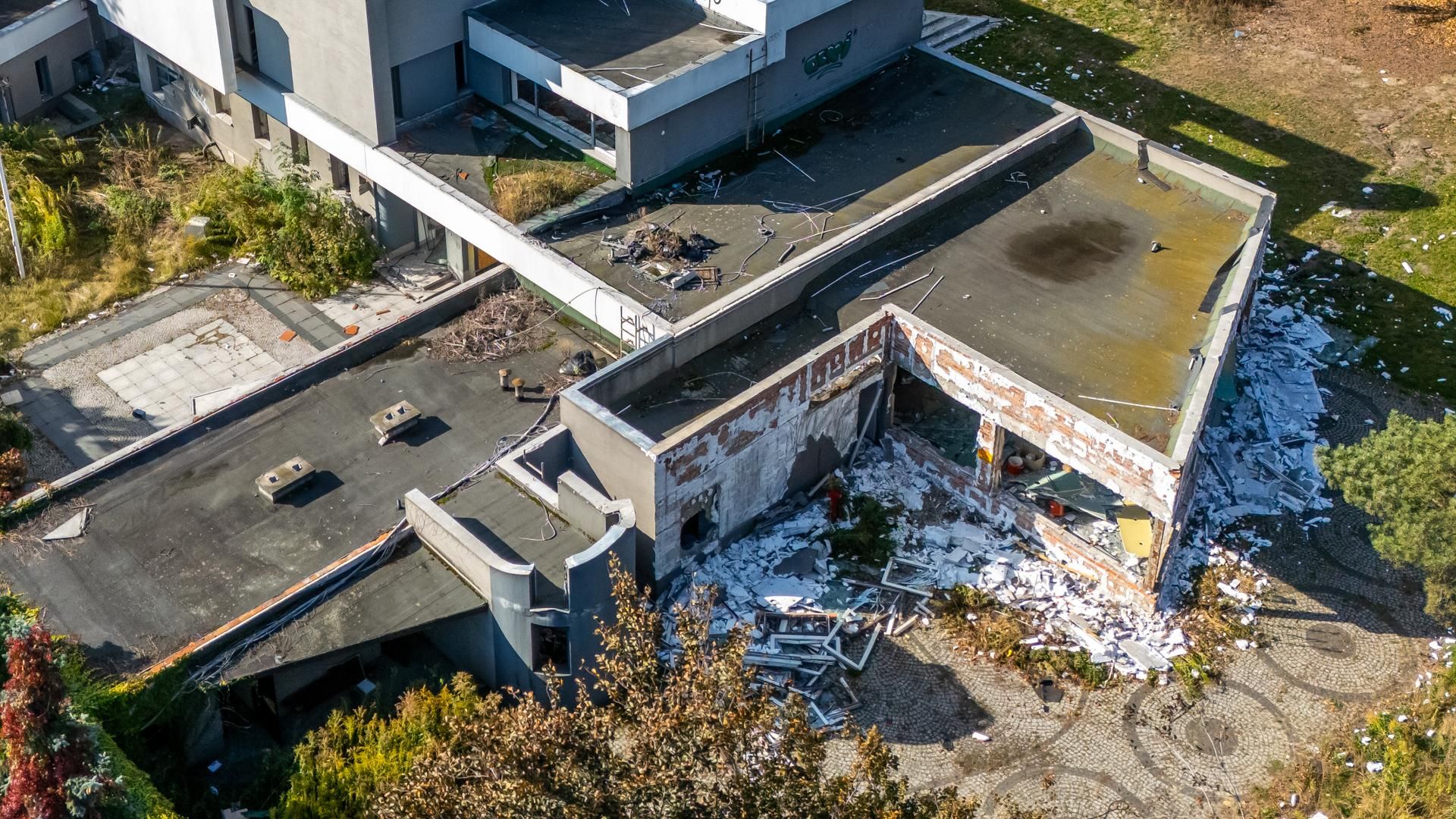 Opuszczona willa przy Ryżowej 72 w Warszawie