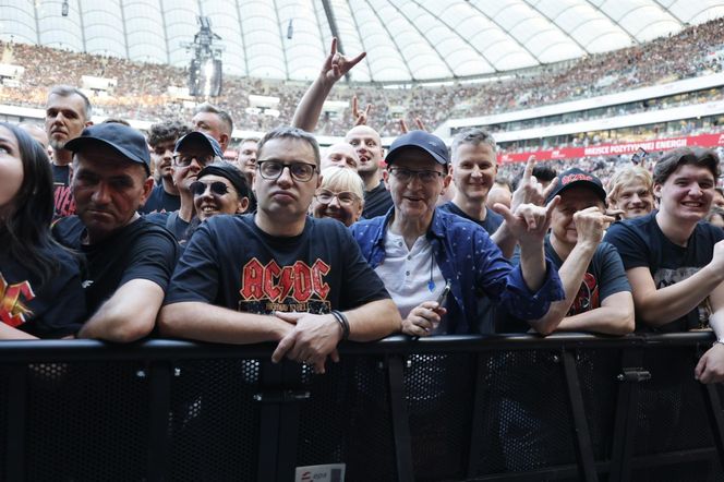 Koncert AC/DC w Warszawie (4.07.2025) - część druga. Organizatorem koncertu jest Live Nation