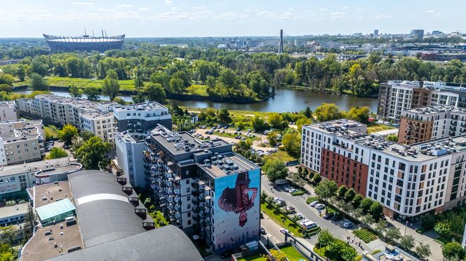 Port Praski w Warszawie z lotu ptaka