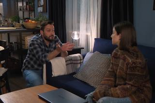 Barwy szczęścia, odc. 2672: Damian (Michał Lesień-Głowacki), Luiza (Julia Zielińska)