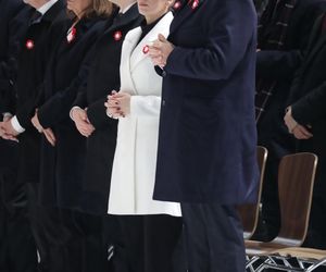 Marta Nawrocka w czasie obchodów Narodowego Święta Niepodległości