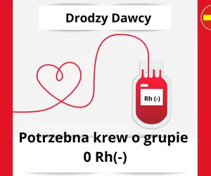 Kalisz. Dawcy z grupą krwi 0 Rh- poszukiwani 