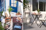 Krzesła składane na balkon/IKEA