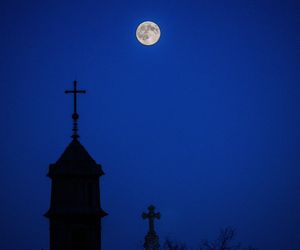 Niesamowita superpełnia Księżyca widziana z Przemyśla