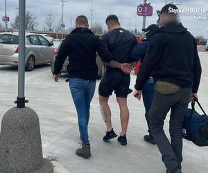 Policjanci z katowickiego oddziału prewencji zatrzymali mężczyznę poszukiwanego listem gończym na siłowni