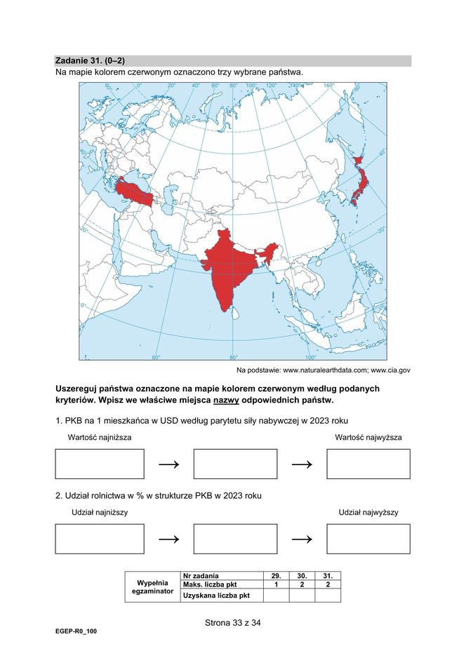 Matura 2025 geografia - arkusz CKE 15.05.2025 - Formuła 2015	