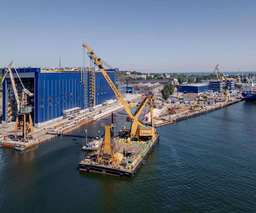 Budowa nowej wnęki dla pływającego doku w Porcie Gdynia