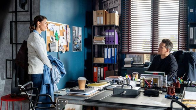 M jak miłość odc. 1867. Jakub Karski (Krzysztof Kwiatkowski), Martyna (Magdalena Turczeniewicz)