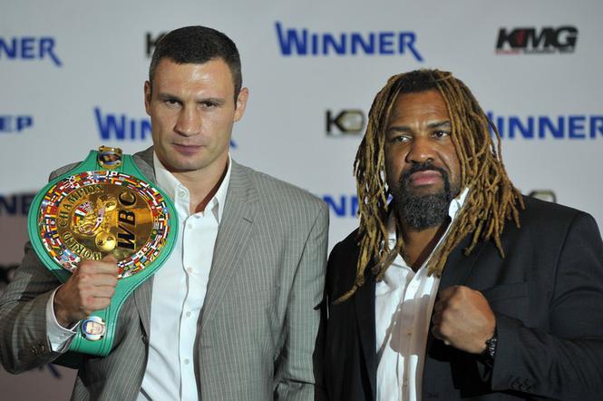 Witalij Kliczko i Shannon Briggs