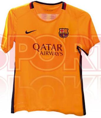 FC Barcelona koszulka wyjazdowa na sezon 2015/2016