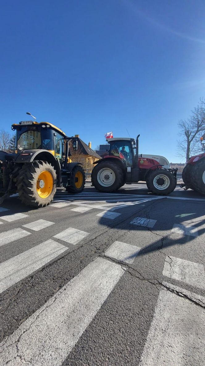 Protest rolników w Opolu w środę 19 marca 2025 roku