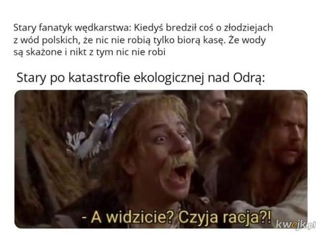 Zatruta Odra. Internauci komentują reakcje rządu [MEMY] 