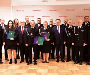 Druhowie z powiatu grójeckiego z tytułem Strażaka Miesiąca