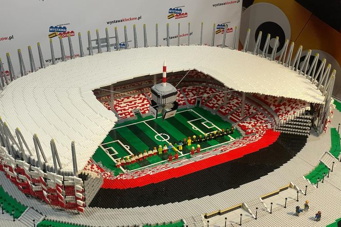 Stadion PGE Narodowy z klocków LEGO